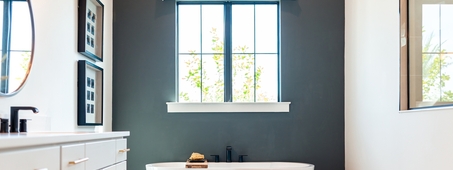 interior of bathroom with tub